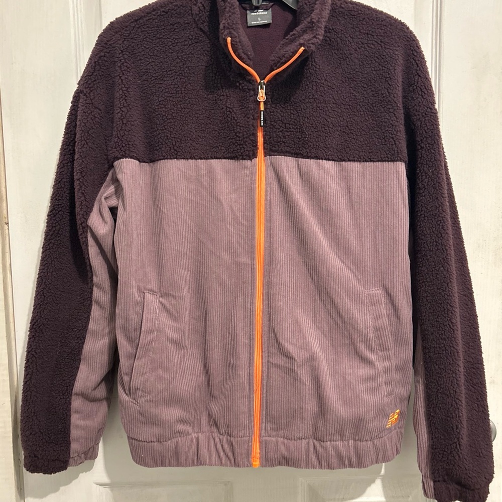 New Balance Fleece Jacket in Rich Brown